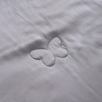 LA Marey 100% Mulberry Silk Quilt Comforter with Butterfly Quilting (200 x 200 cm) - Grey