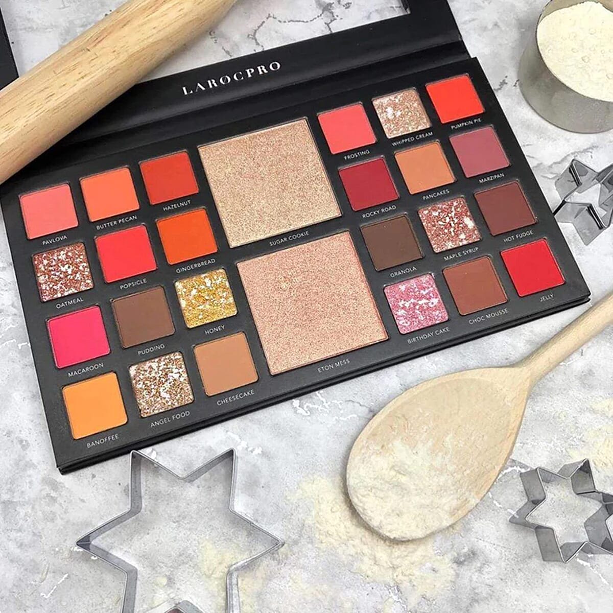 LAROC PRO - The Bakery Box - 26 Colour Eyeshadow - Highlighter Palette. 7663454 5