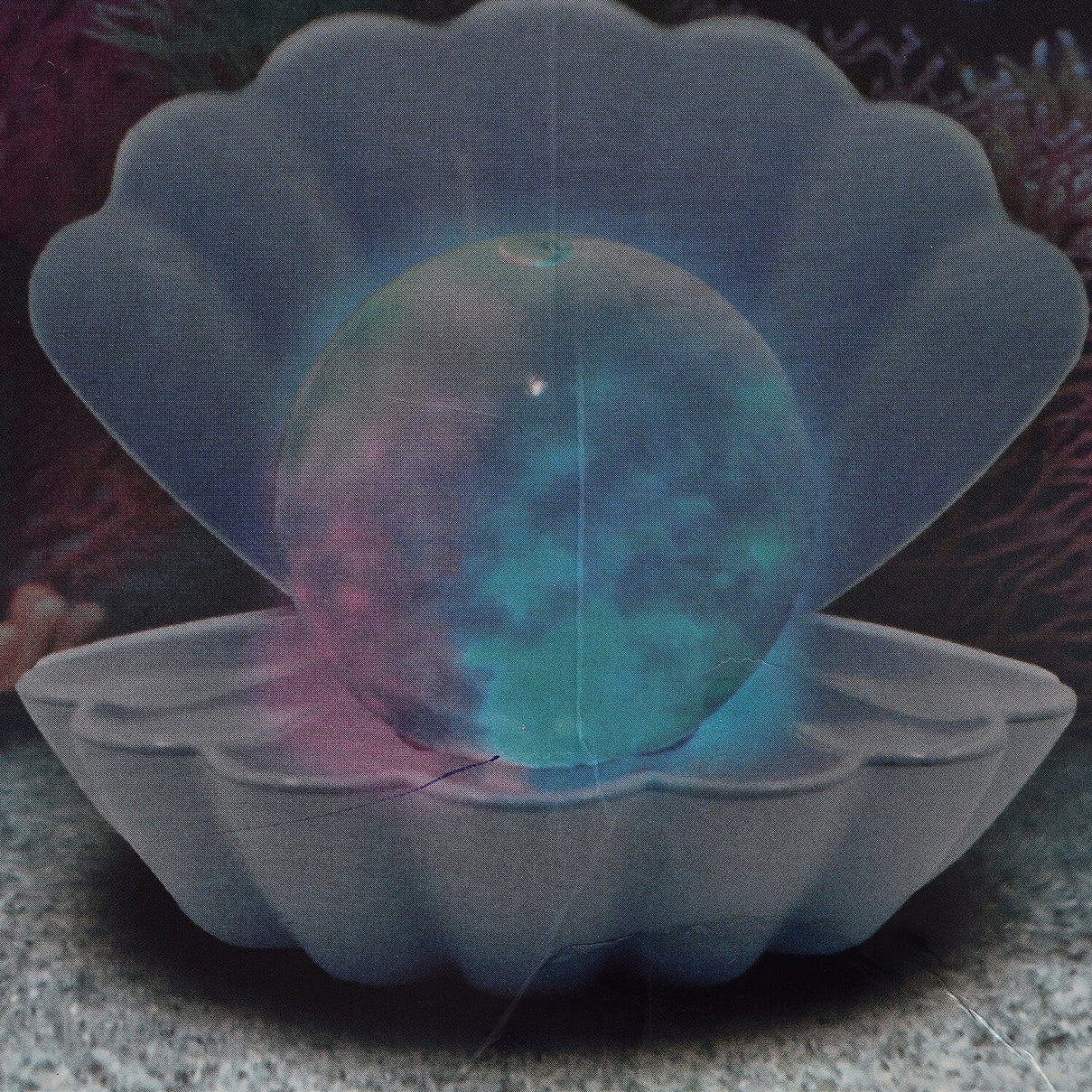 Sea Shell LED Colour Changing Glitter Mood Lamp with USB or Battery Powered 7283395 2