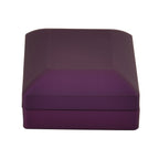 LED Light Illuminated Necklace and Pendant Gift Box with Velvet Interior Lining (Size 9X7X3 cm) - Purple