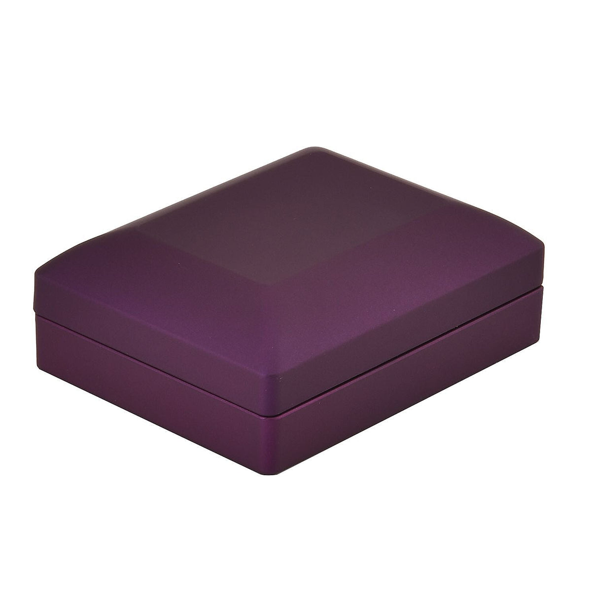 LED Light Illuminated Necklace and Pendant Gift Box with Velvet Interior Lining (Size 9X7X3 cm) - Purple 7254084 4