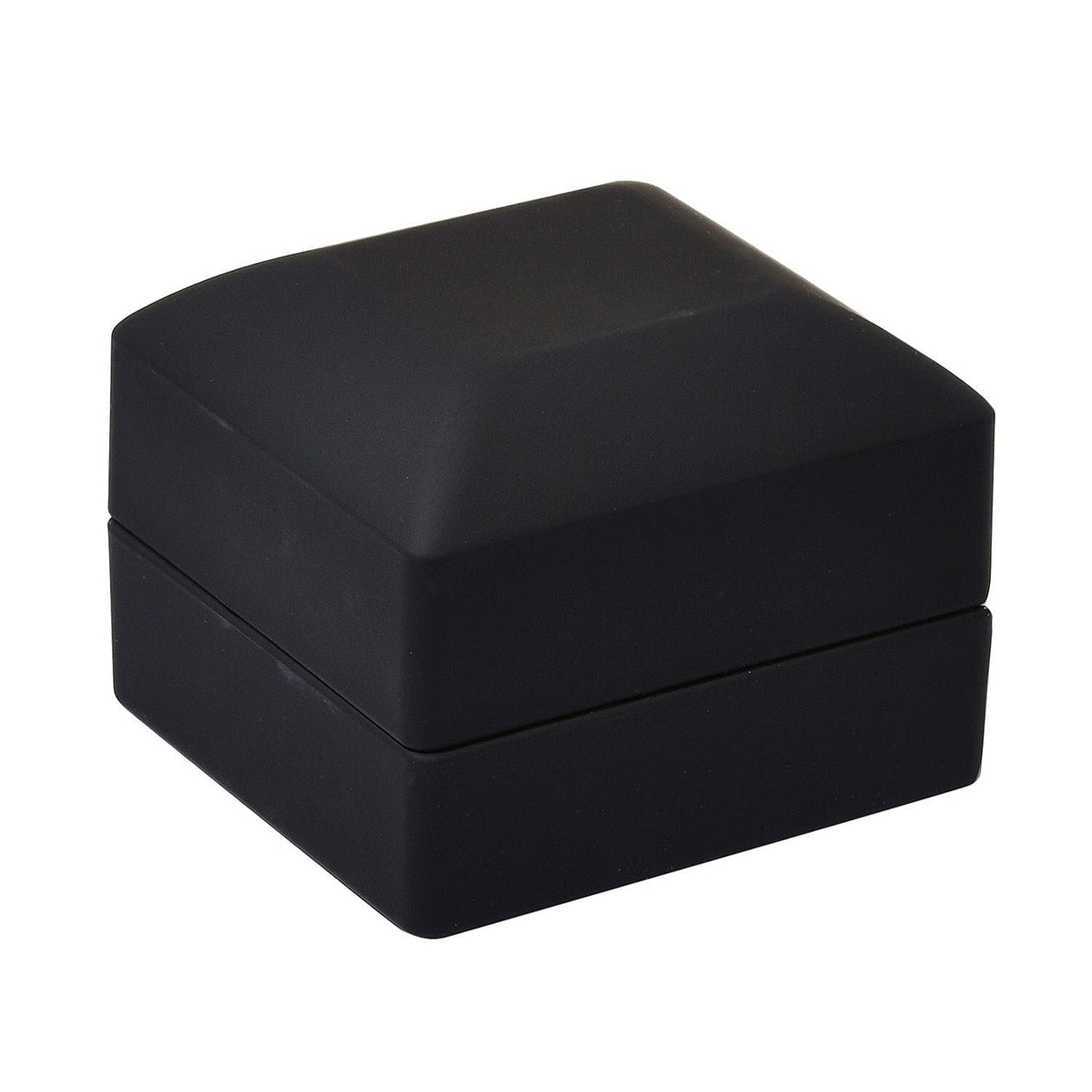 LED Light Illuminated Ring Gift Box with Velvet Interior Lining (Size 6X6X4 cm) - Black 2893974 3