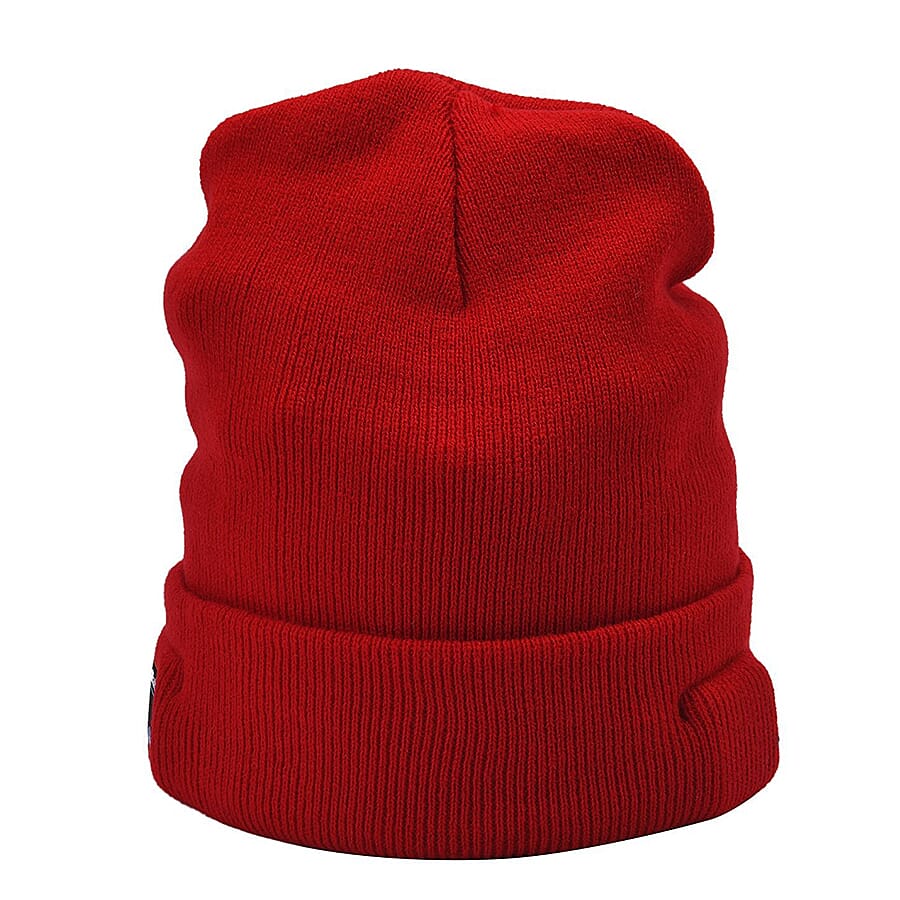 LED Light Up Beanie Music Hat with Headphones - Red 7129258 7