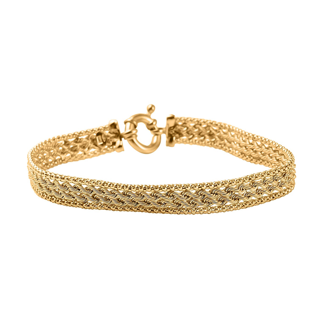 Maestro Collection - 9K Yellow Gold Rope Bracelet (Size - 7.5), Gold Wt. 5.80 Gms 7819452 0