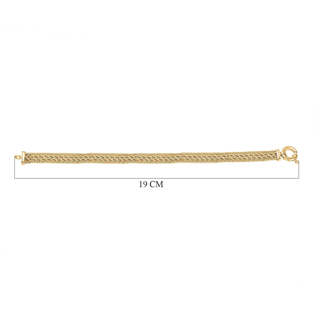 Maestro Collection - 9K Yellow Gold Rope Bracelet (Size - 7.5), Gold Wt. 5.80 Gms 7819452 4