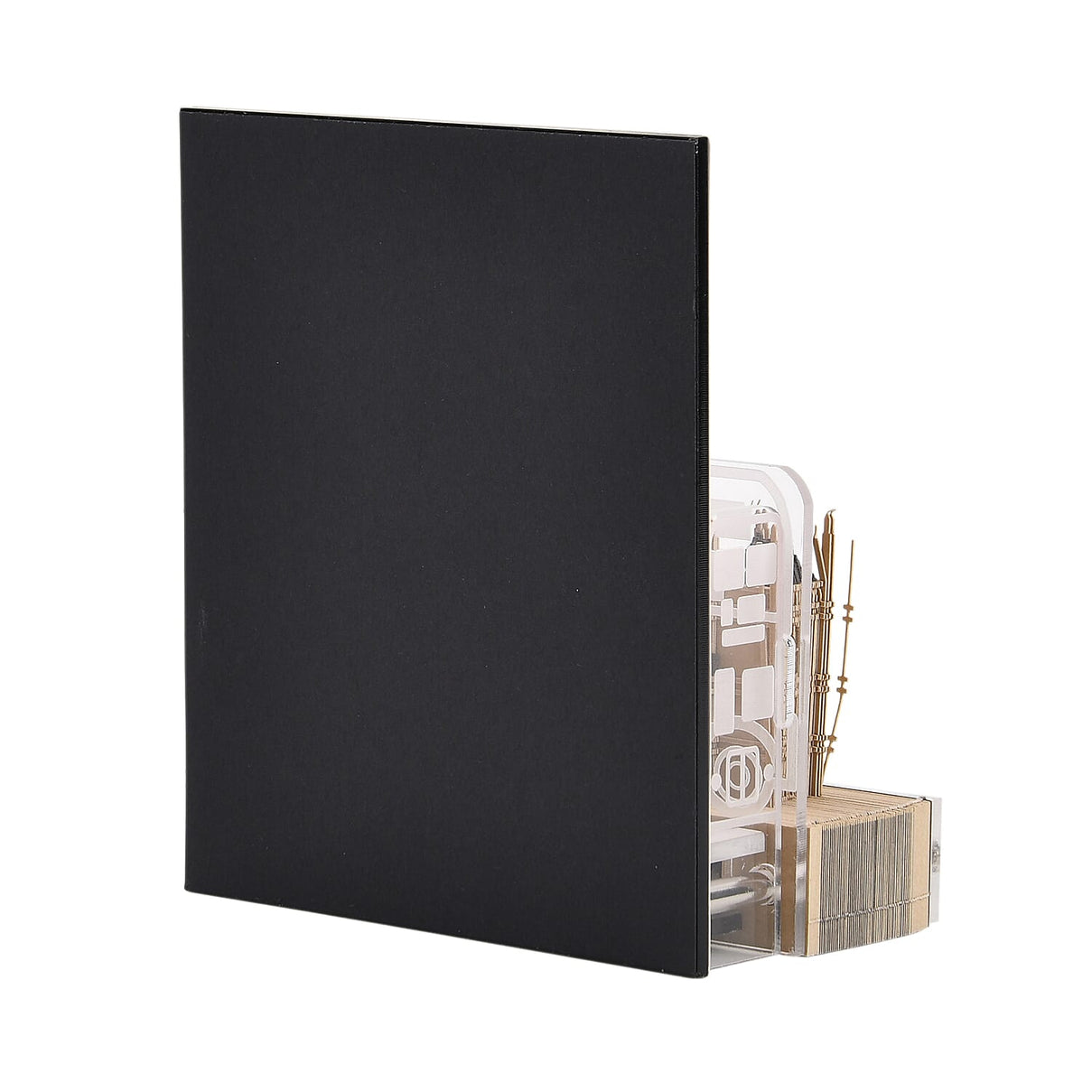 LIVMORE 2026 Big Ben Sculpture Calendar &amp; Acrylic Pen Holder - Brown 8249370 6