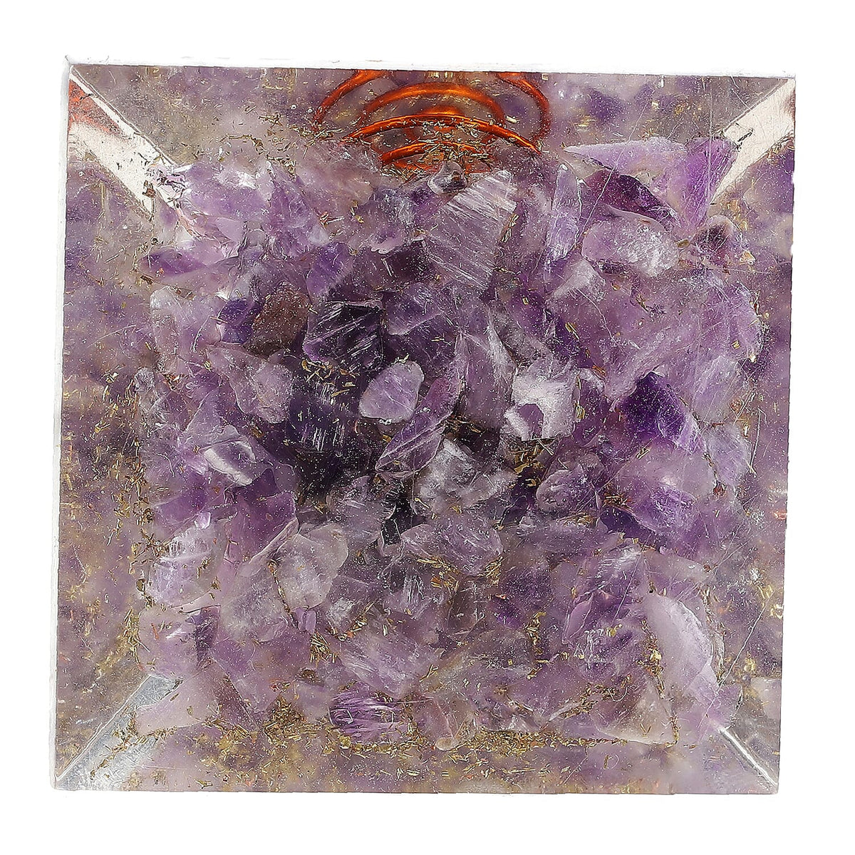 LIVMORE Amethyst Gemstone Tree with Orgone Base (23 cm) - Purple 8242344 7