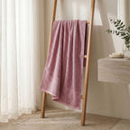 LIVMORE Premium Large Bamboo Bath Sheet (160 x 80cm) - Blush