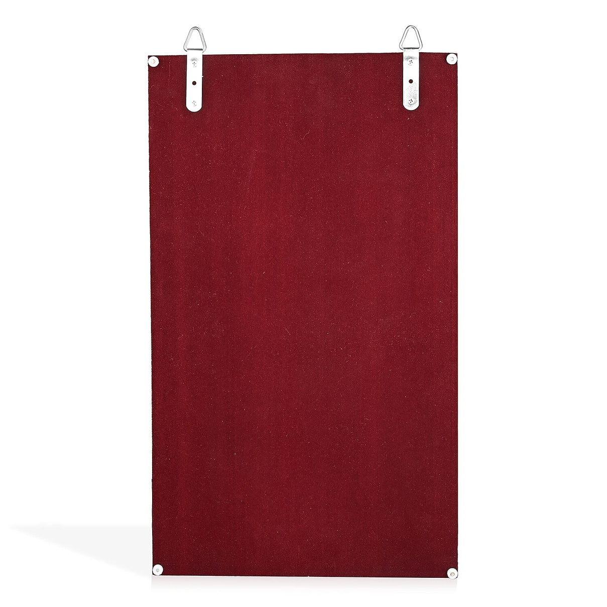 Livmore Handmade Oxidized Wall Mount Jewellery Organizer (Size 55x33x8 cm) - Maroon 8448596 5