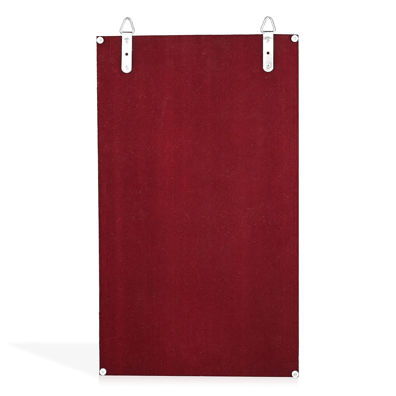 Livmore Handmade Oxidized Wall Mount Jewellery Organizer (Size 55x33x8 cm) - Maroon 8448596 5