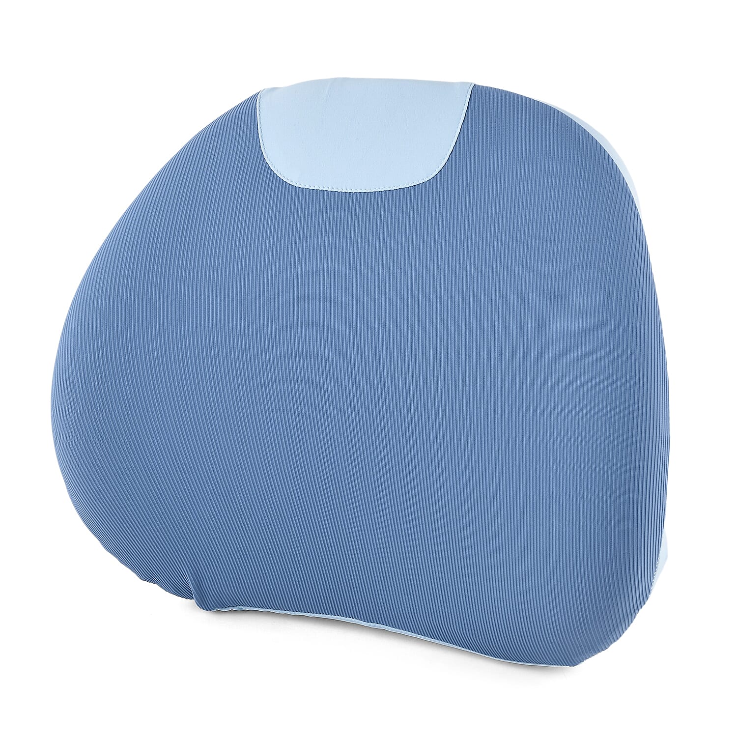 LIVMORE Orthopaedic Memory Foam Lumbar Support Cushion with Four-Season Cover (Size 40x11cm) - Blue V32490362 0