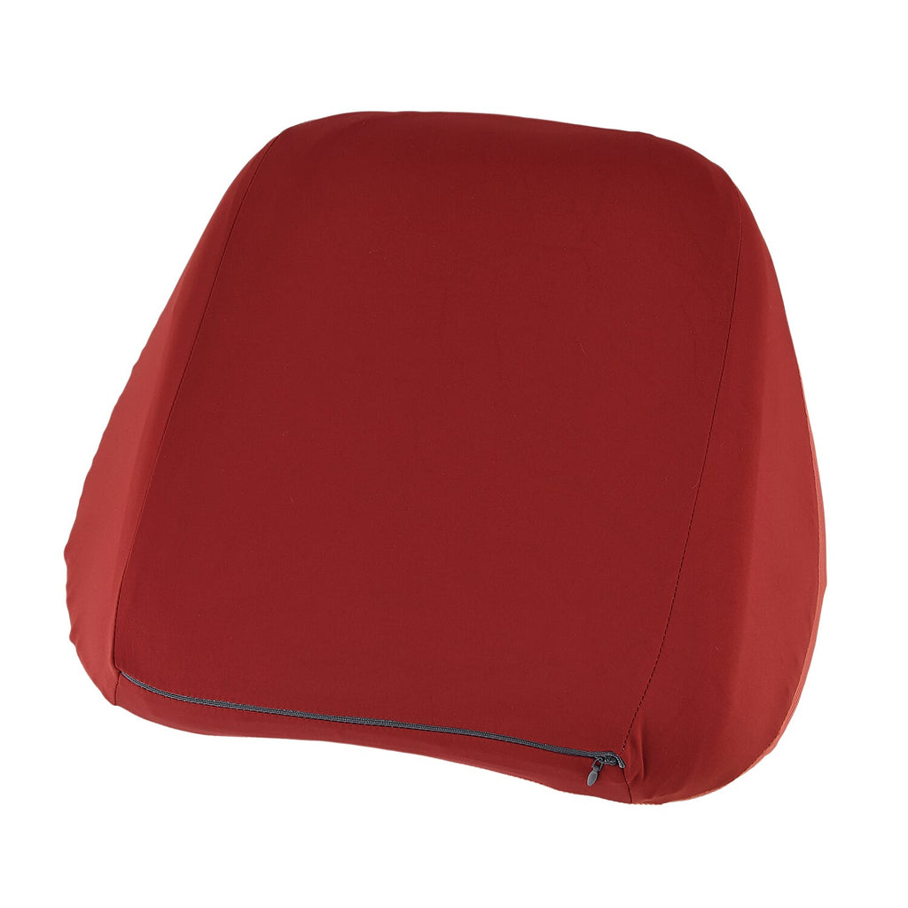 LIVMORE Orthopaedic Memory Foam Lumbar Support Cushion with Four-Season Cover (Size 40x11cm) - Red
