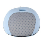 LIVMORE Orthopaedic Memory Foam Seat Cushion with Four-Season Cover (50 x 46 x15cm) - Blue & Black