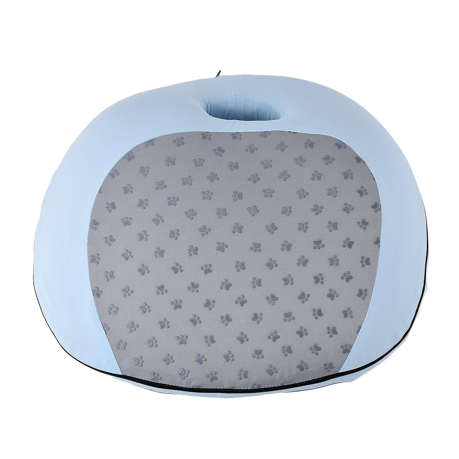 LIVMORE Orthopaedic Memory Foam Seat Cushion with Four-Season Cover (50 x 46 x15cm) - Blue &amp; Black 8504914 3