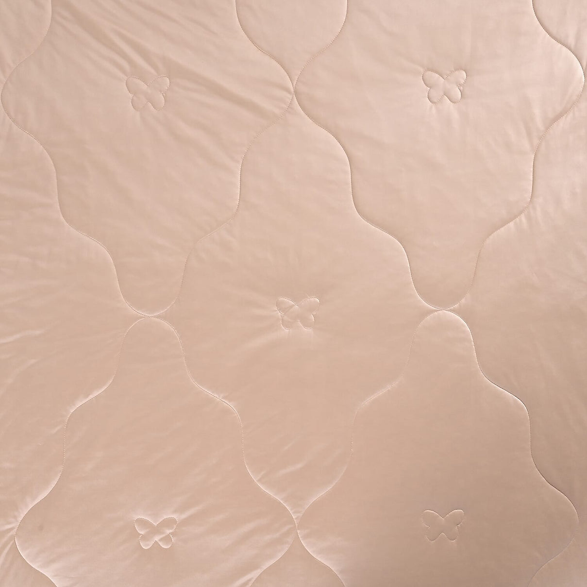 LIVMORE All Seasons Beige Cooling Mulberry Silk Blend Quilt (135X200 cm) V32520999 2