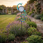 Garden Peacock Thermometer Stake (108cm) - Peacock