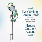 Garden Peacock Thermometer Stake (108cm) - Peacock
