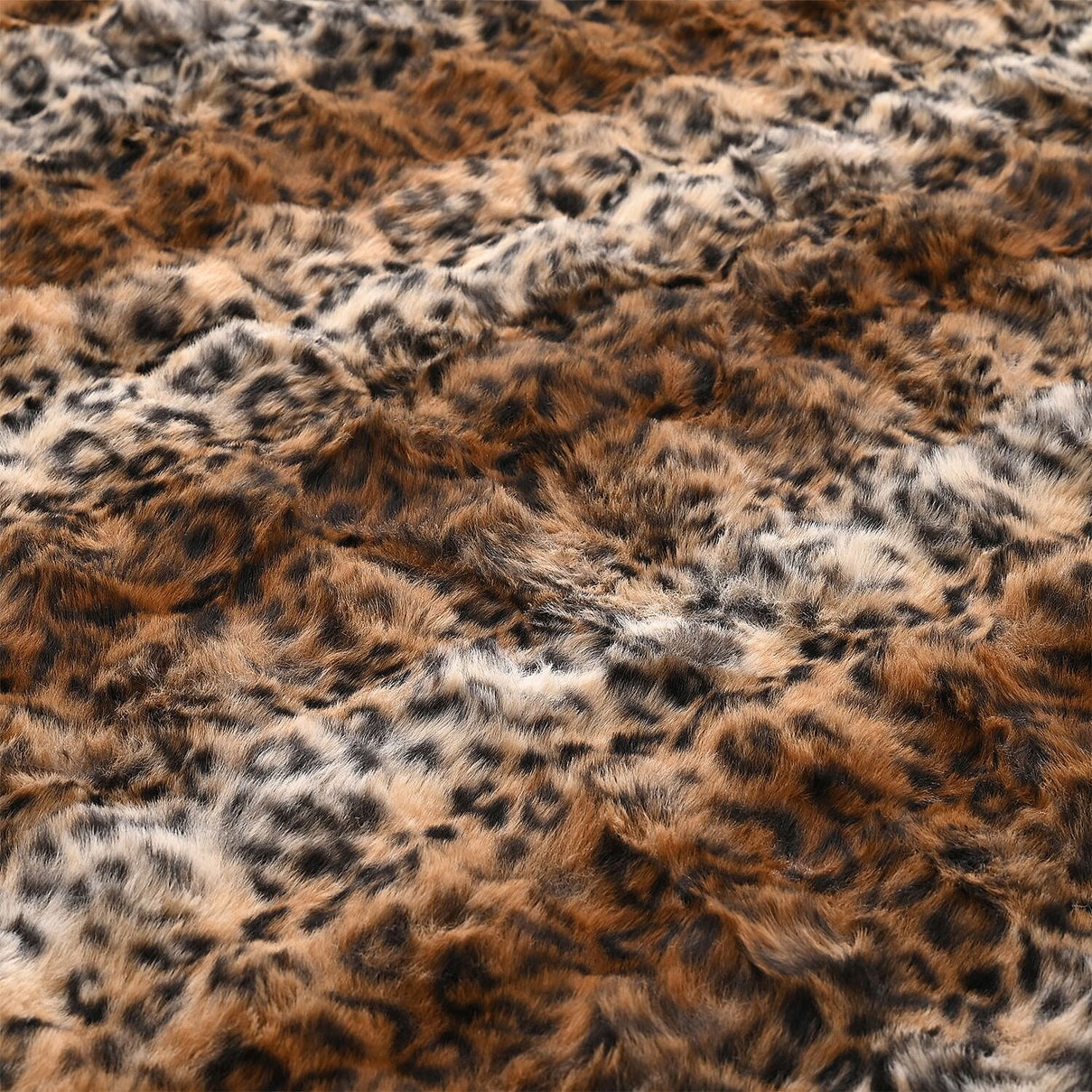 Sumptuously Super Soft Faux Rabbit Fur Double Layered Super Large Blanket 790 GSM - Brown 8206599 5