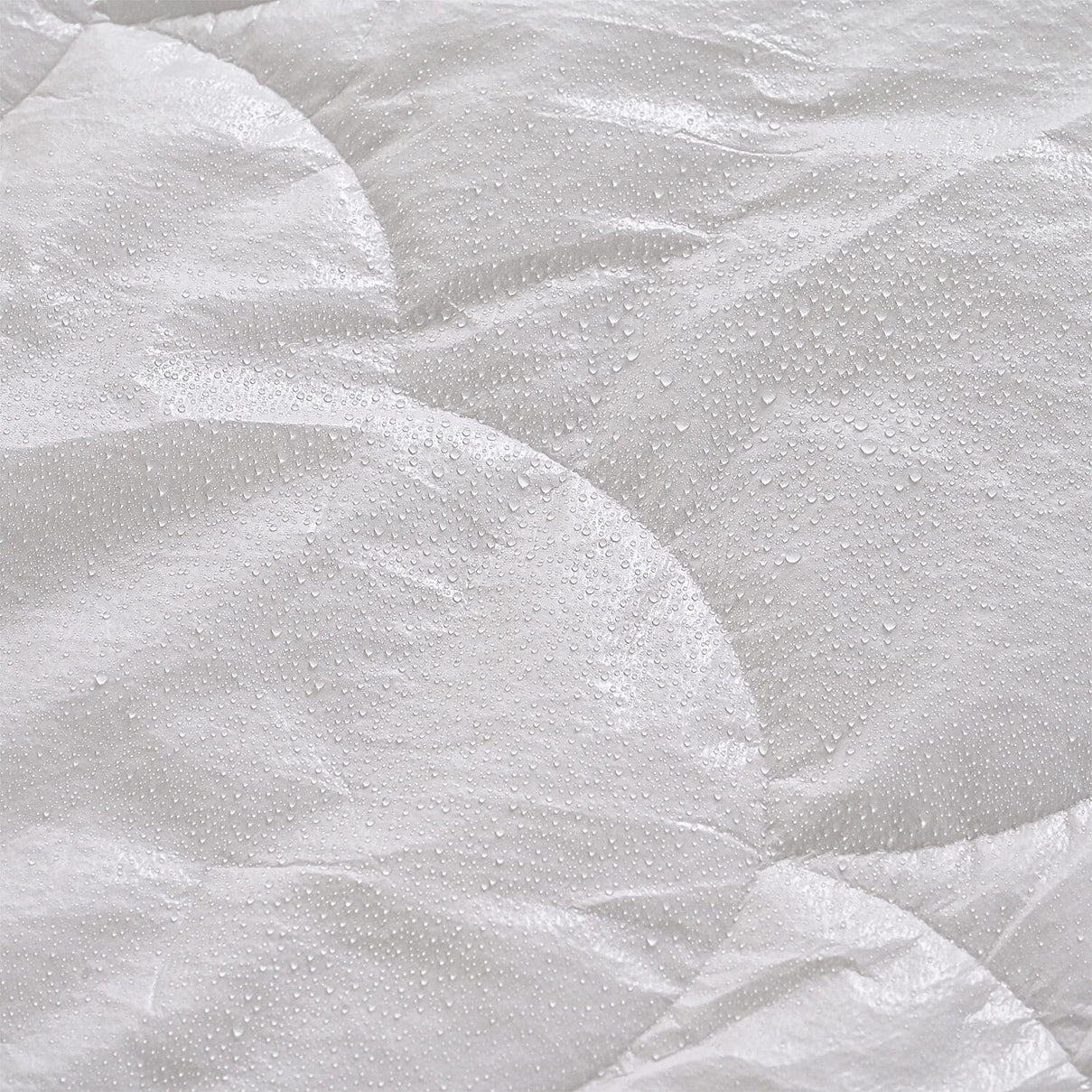 Quilted Copper Infused Waterproof Mattress Protector - 220gsm Jacquard Top (Single) - White 8286460 5
