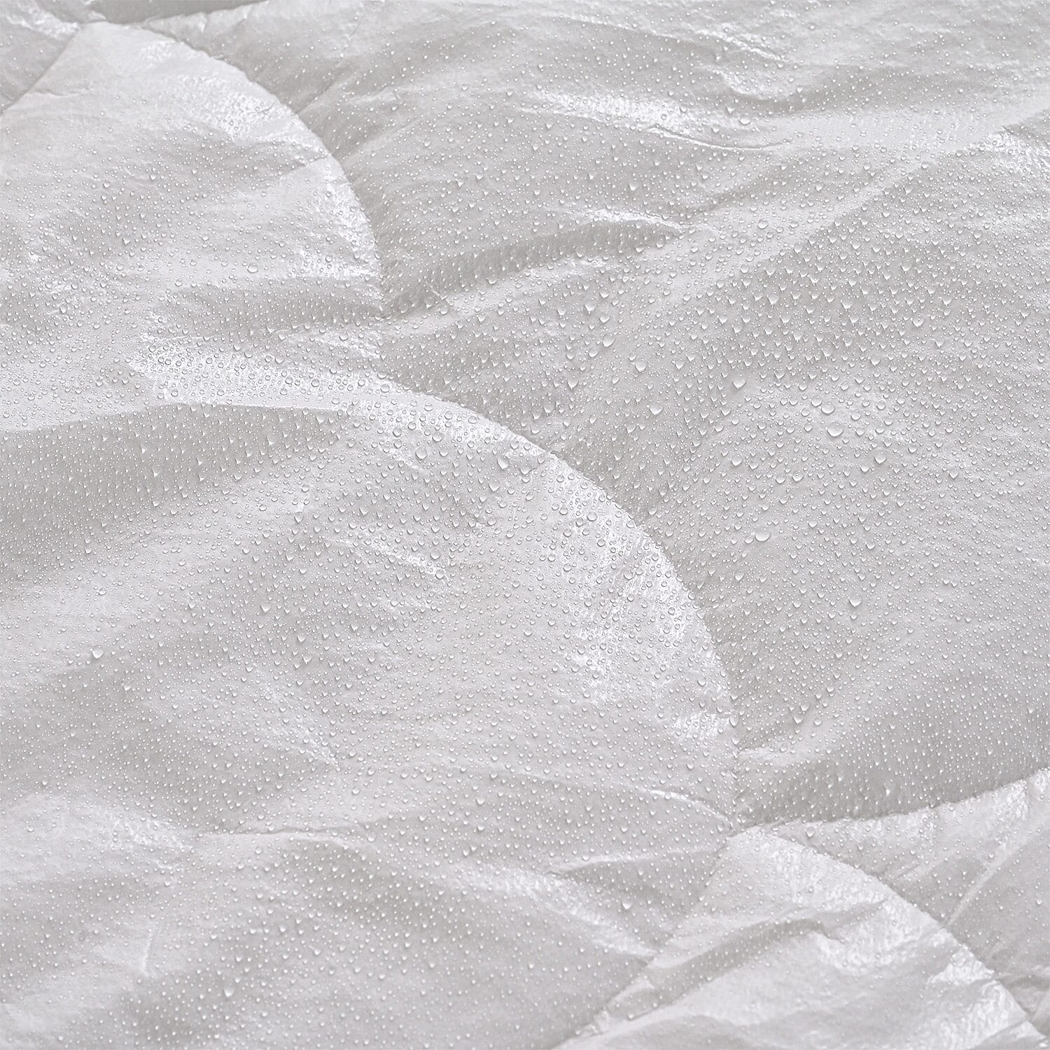 Quilted Copper Infused Waterproof Mattress Protector - 220gsm Jacquard Top (Single) - White 8286460 5
