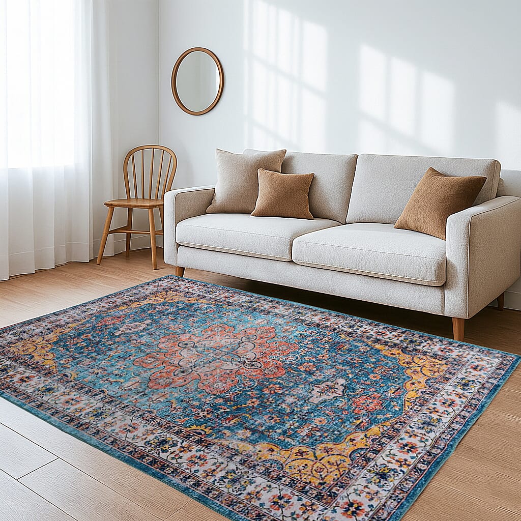 LIVMORE Traditional Medallion Pattern (Size 120x180 cm) - Red V32339048 1