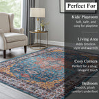 LIVMORE Traditional Medallion Pattern (Size 120x180 cm) - Red
