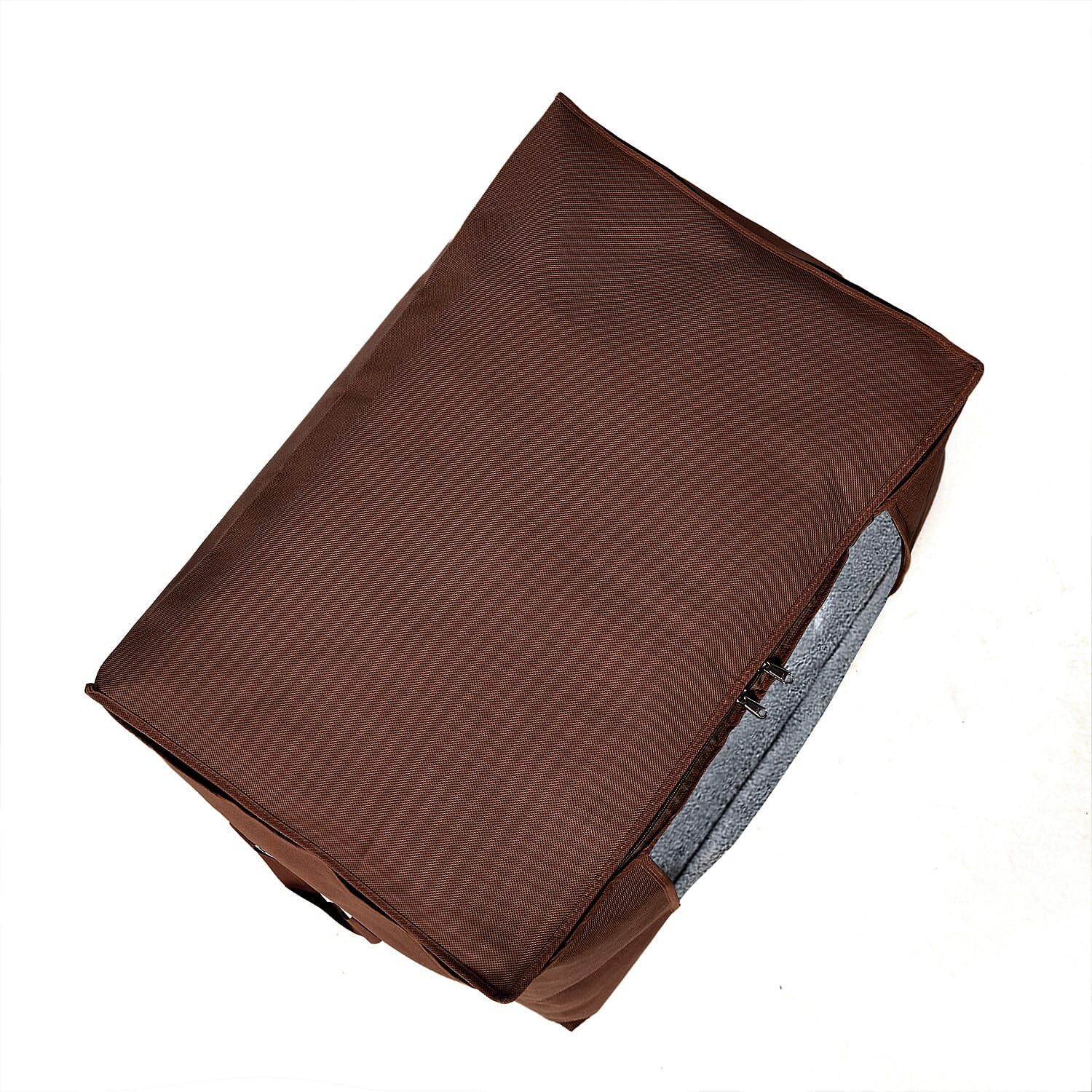 Livmore Set of 5 Non-Woven Fabric Storage Bags with Clear Window (34 x 60 x 42 cm) - Brown 8420490 3