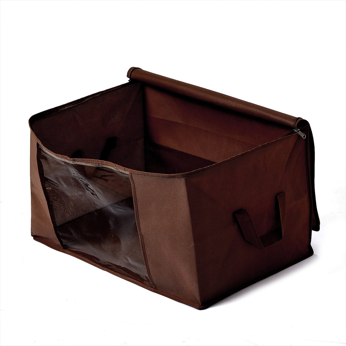 Livmore Set of 5 Non-Woven Fabric Storage Bags with Clear Window (34 x 60 x 42 cm) - Brown 8420490 5