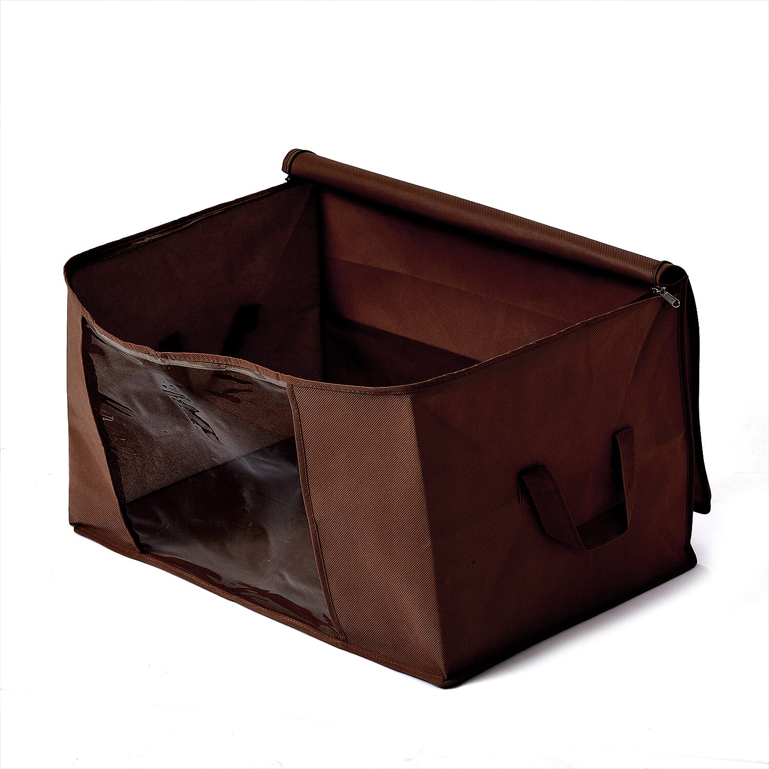 Livmore Set of 5 Non-Woven Fabric Storage Bags with Clear Window (34 x 60 x 42 cm) - Brown 8420490 5