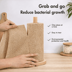 Livmore Microfibre Cleaning Towel Roll - 30 Pulls (25 x 25cm) - Beige
