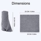 Livmore Microfibre Cleaning Towel Roll - 30 Pulls (25 x 25cm) - Blue