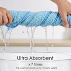 Livmore Woven Micro Towel (70 x140 cm) - Light Blue