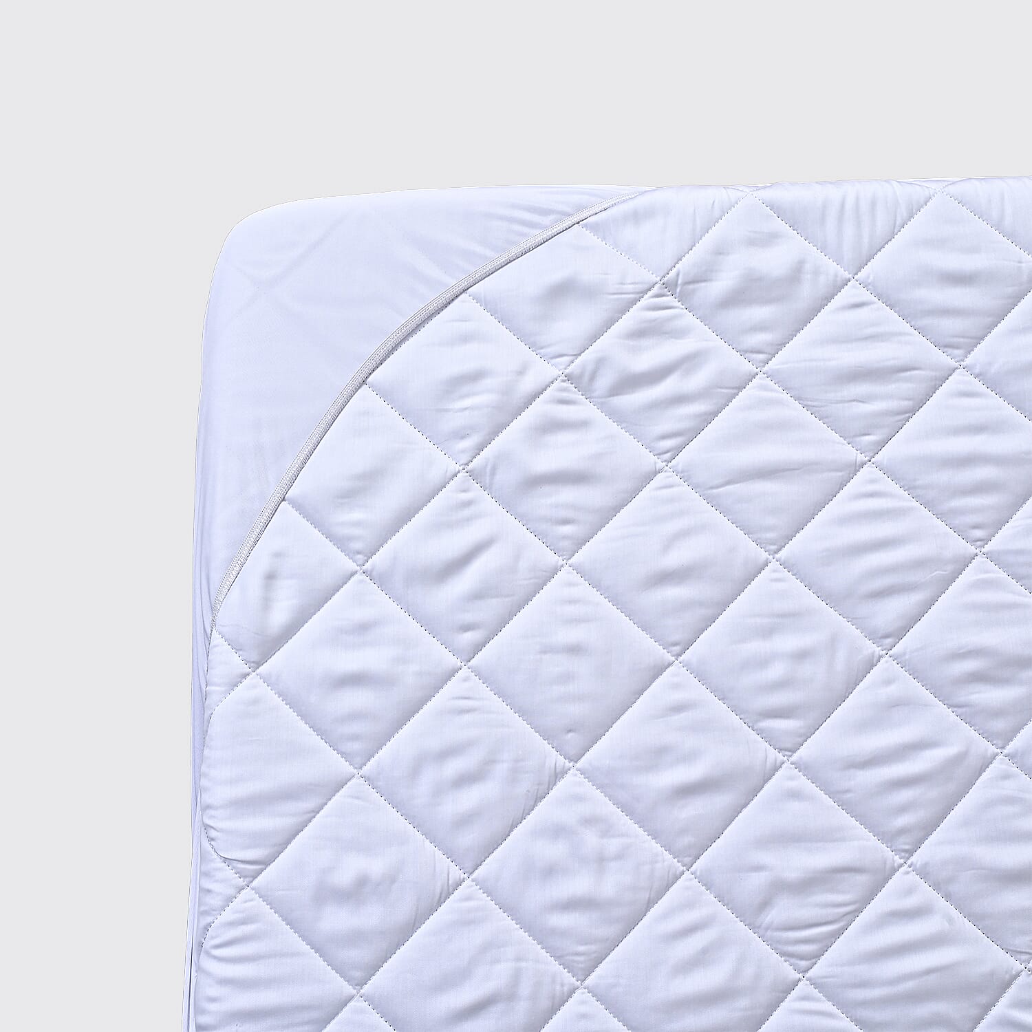 LIVMORE Premium Quilted Tencel 100% Waterproof Mattress Protector (135 x 190cm) Double - White 8322577 3