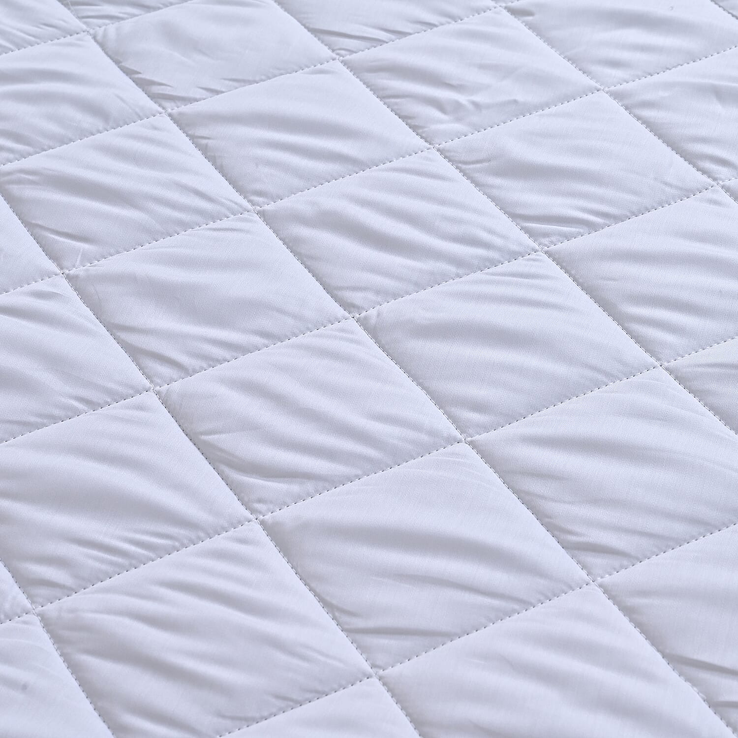 LIVMORE Premium Quilted Tencel 100% Waterproof Mattress Protector (135 x 190cm) Double - White 8322577 4