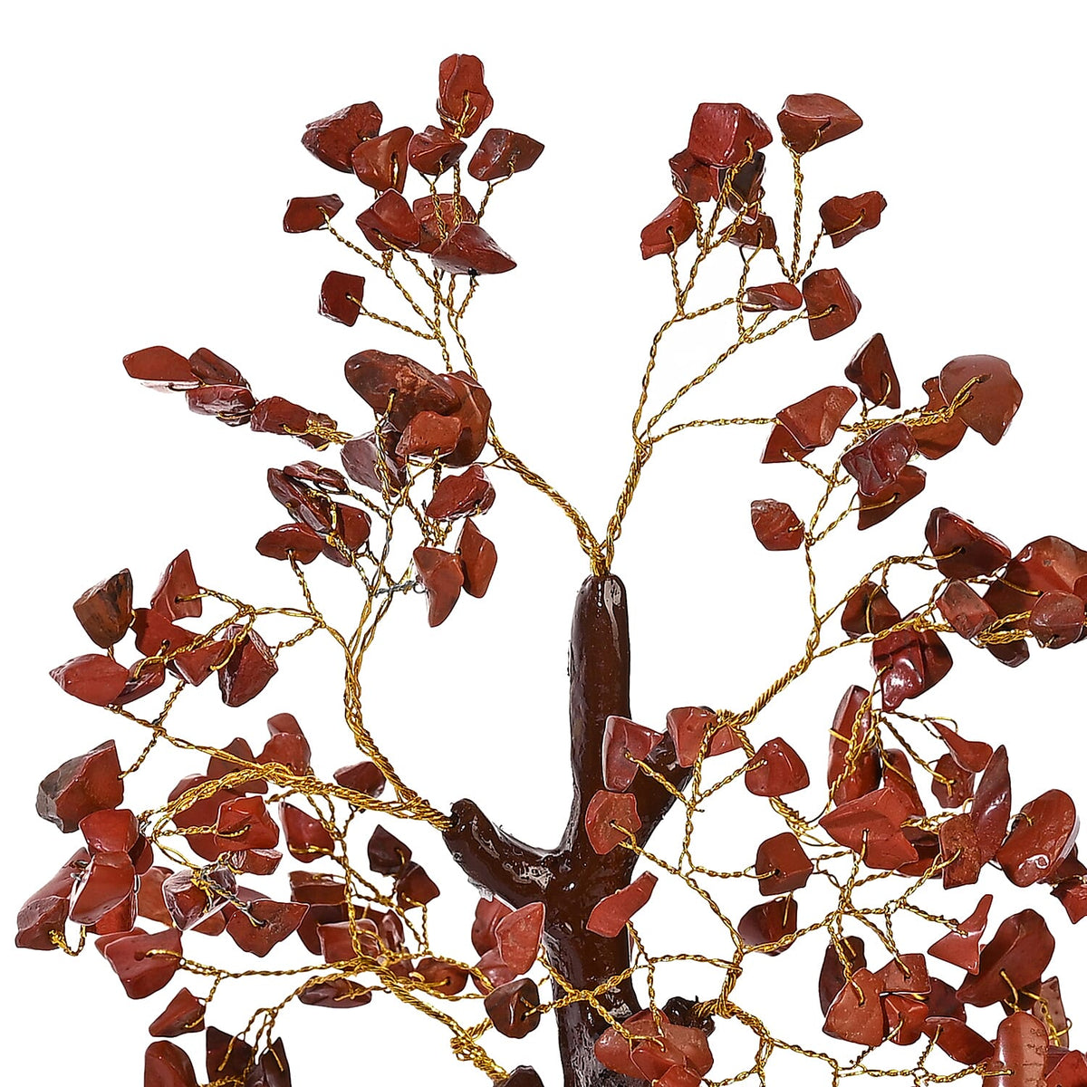 LIVMORE Red Jasper Gemstone Tree with Orgone Base (23 cm) 8242348 8
