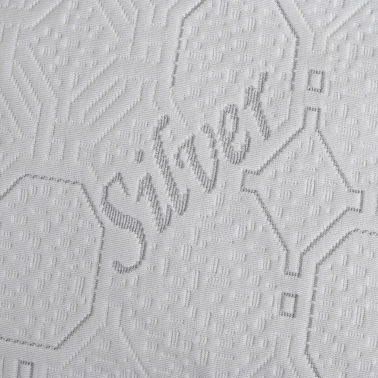 LIVMORE Silver-Infused Jacquard Waterproof Pillow Protector (50 x 75cm) - White 8322493 5