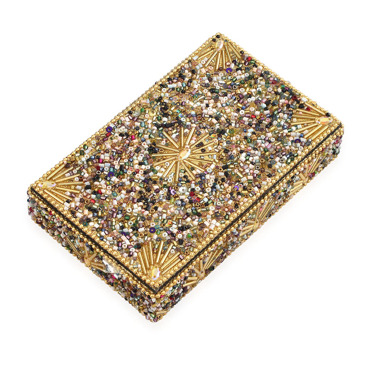 LIVMORE Elegant 7-Piece Beaded Stationery Set - 1 Beaded Box, 1 Diary, 5 Beaded Pens 8240812 4