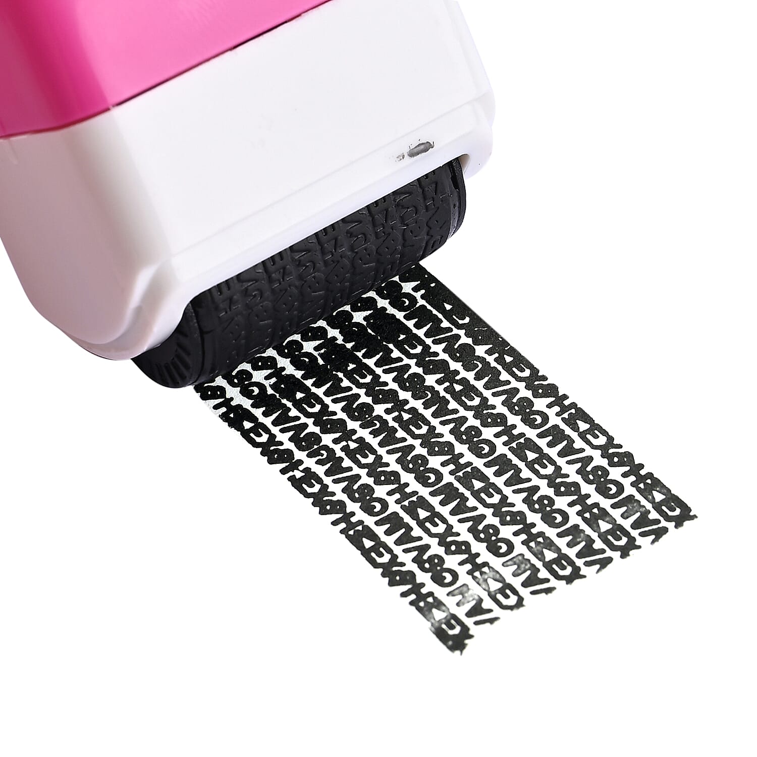 LIVMORE Set Of 2 Advanced ID Roller Security Stampers With Refill Ink - Blue and Pink 8246073 6
