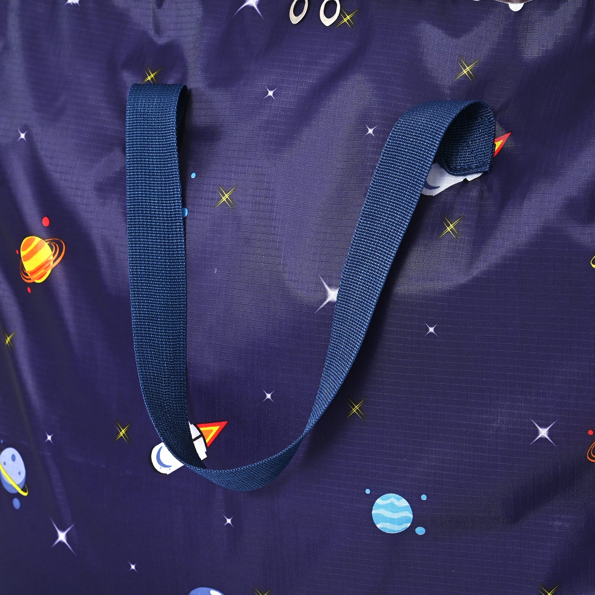 LIVMORE Set of 3 Multi-colour Space Pattern Storage Bags - Blue V32521817 5