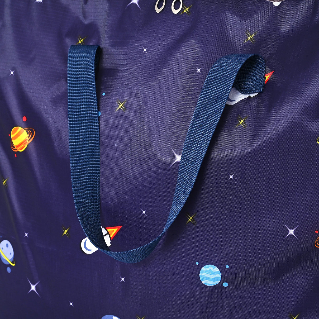 LIVMORE Set of 3 Multi-colour Space Pattern Storage Bags - Blue V32362539 5