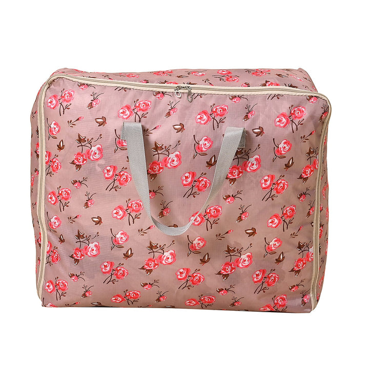 LIVMORE Set of 3 Floral Pattern Storage Bags - Rose V32637813 2