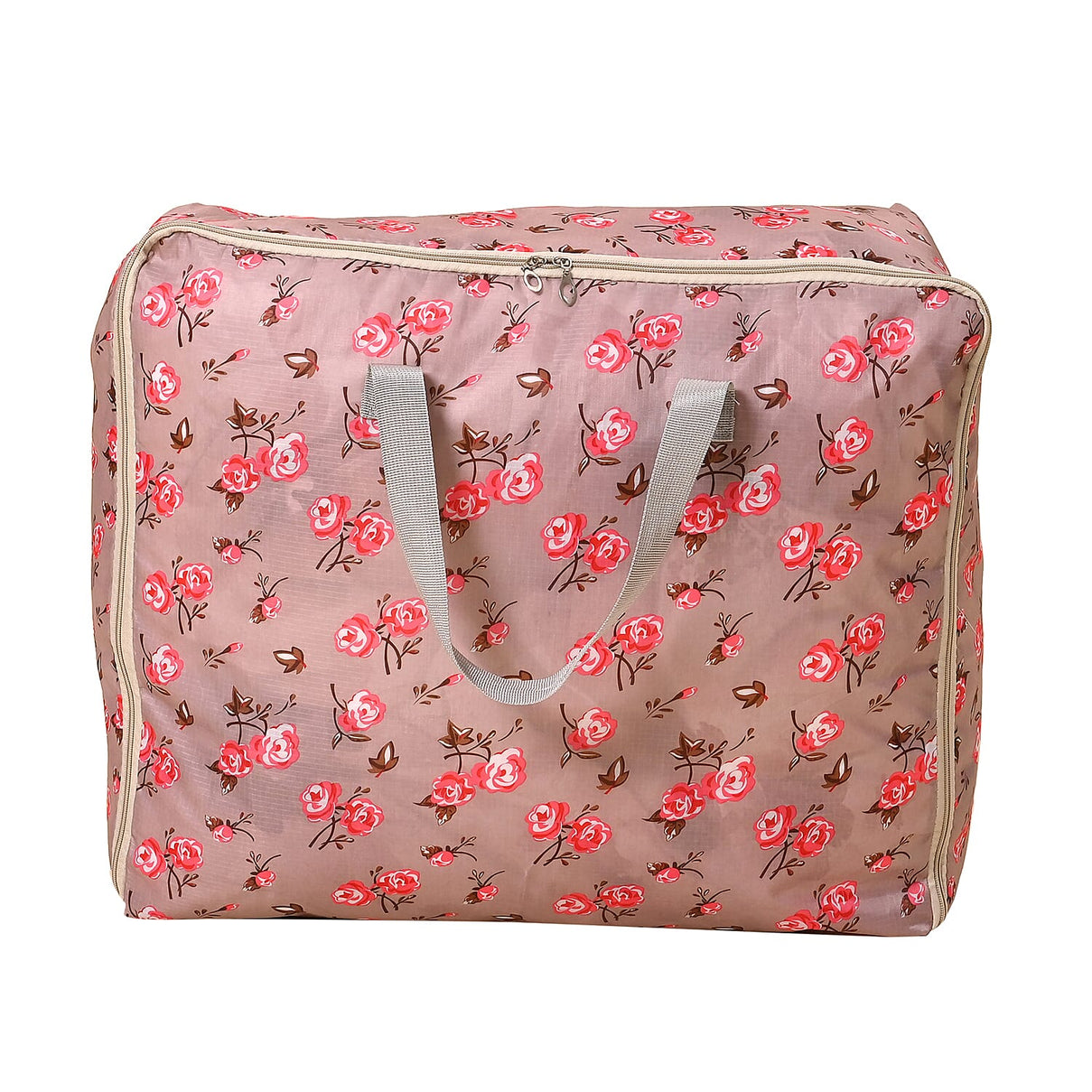 LIVMORE Set of 3 Floral Pattern Storage Bags - Rose V32353146 2