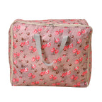 LIVMORE Set of 3 Floral Pattern Storage Bags - Rose