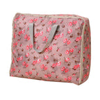 LIVMORE Set of 3 Floral Pattern Storage Bags - Rose