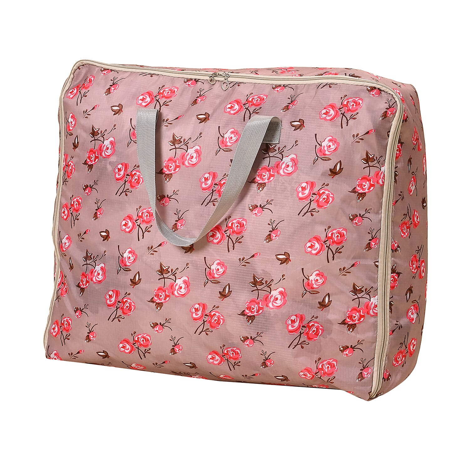 LIVMORE Set of 3 Floral Pattern Storage Bags - Rose V32353146 3