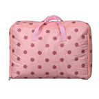 LIVMORE Set of 3 Polka Dot Pattern Storage Bags - Pink