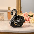 Livmore Swan Trinket Storage Box - Black
