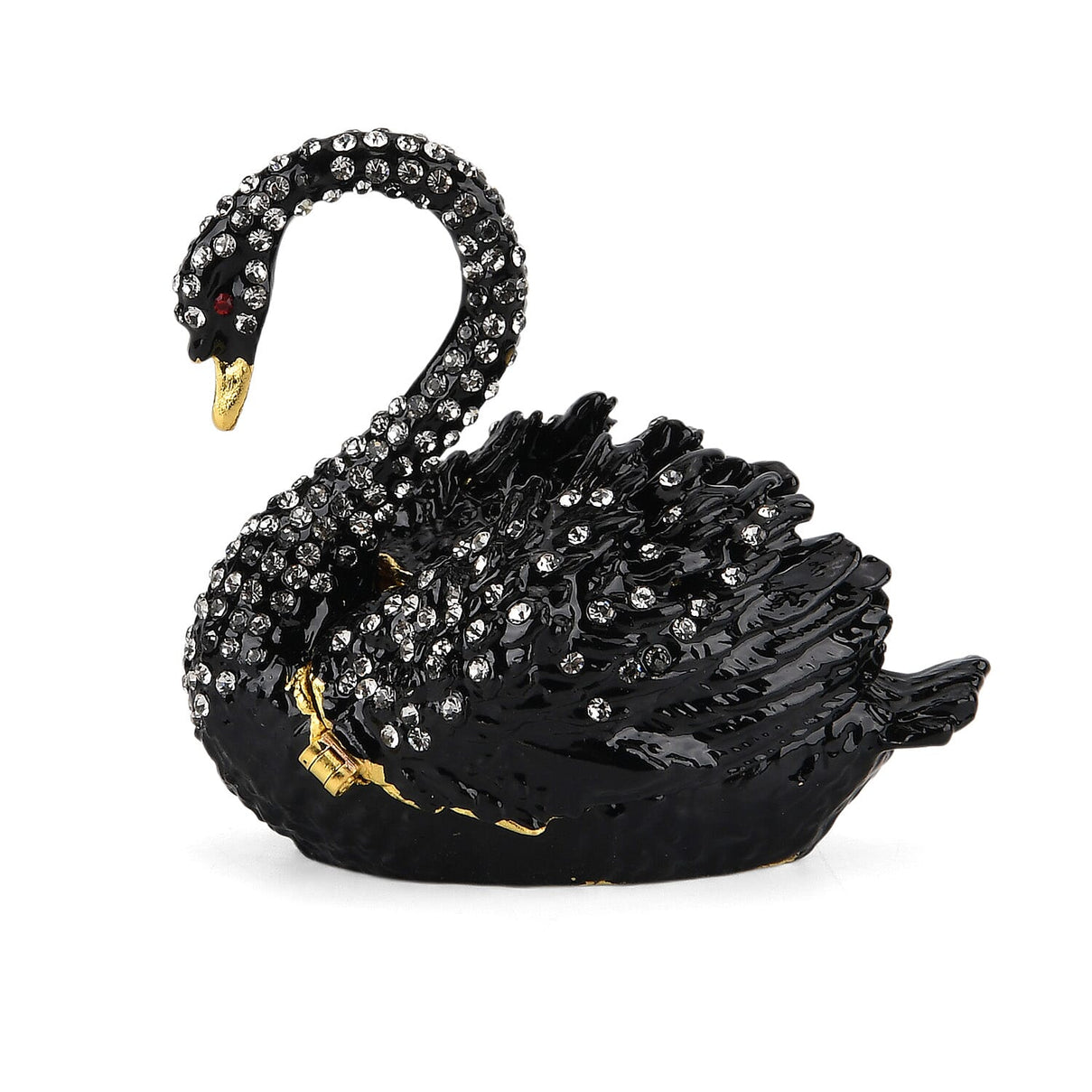 Livmore Swan Trinket Storage Box - Black 8411964 4