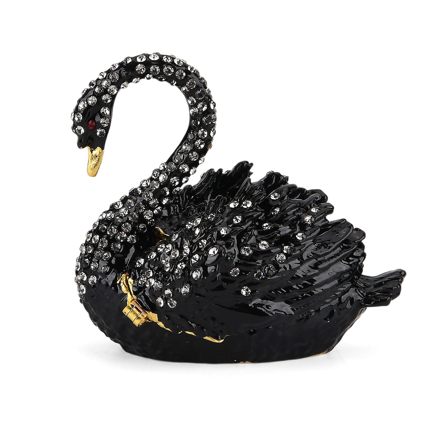 Livmore Swan Trinket Storage Box - Black 8411964 4