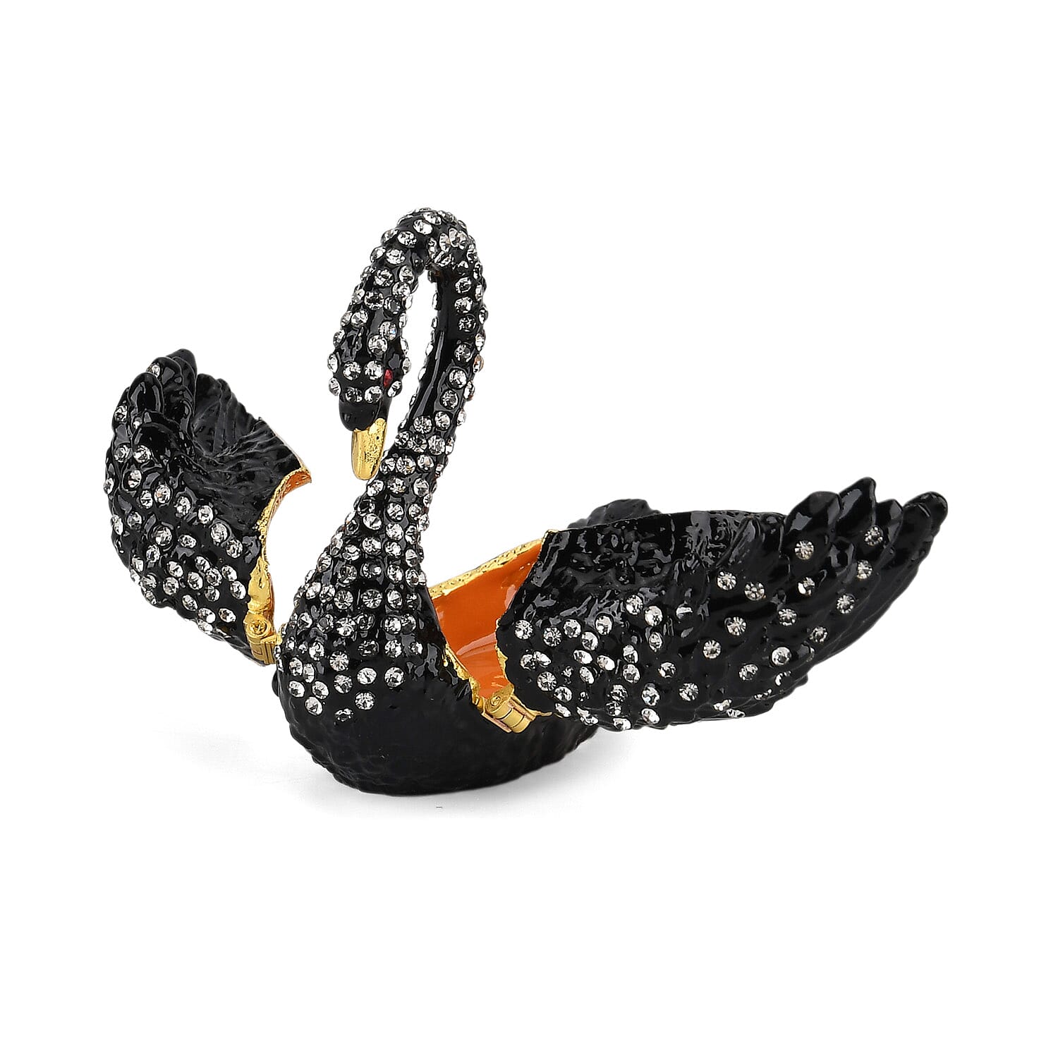 Livmore Swan Trinket Storage Box - Black 8411964 6